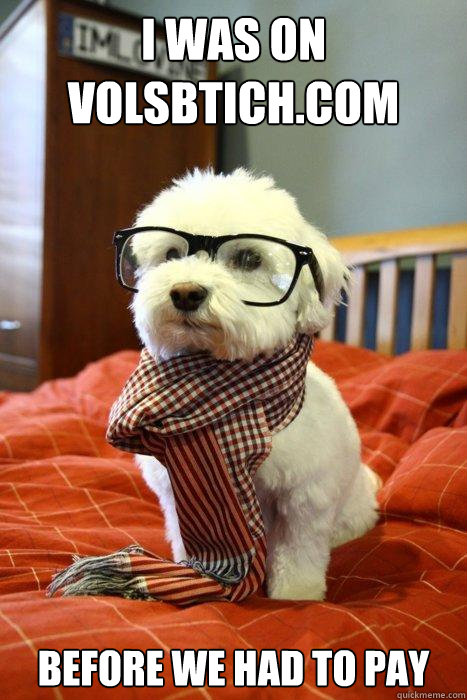 I was on Volsbtich.com Before we had to pay  Hipster Dog