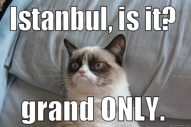 Ridesmaidsmoon reaction - ISTANBUL, IS IT? GRAND ONLY. Grumpy Cat