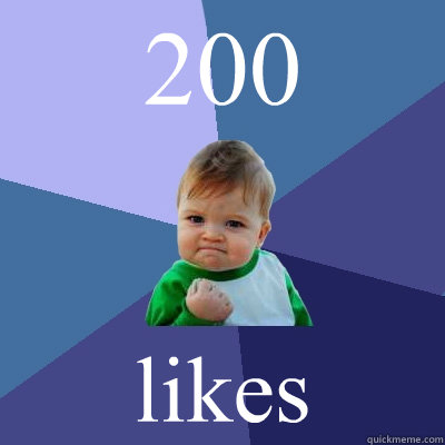 200 likes  Success Kid