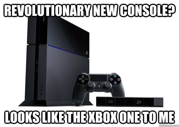 Revolutionary new console? looks like the xbox one to me - Revolutionary new console? looks like the xbox one to me  reveal Sony