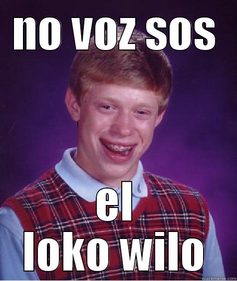 NO VOZ SOS EL LOKO WILO Bad Luck Brian