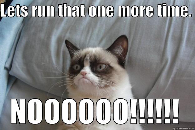 When the band director says.... - LETS RUN THAT ONE MORE TIME.  NOOOOOO!!!!!! Grumpy Cat