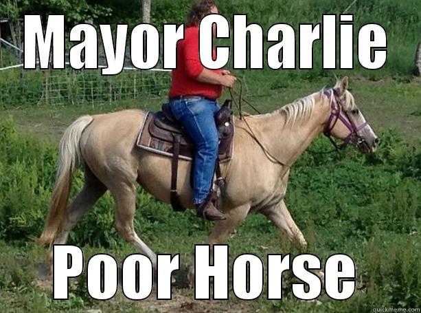 MAYOR CHARLIE POOR HORSE Misc