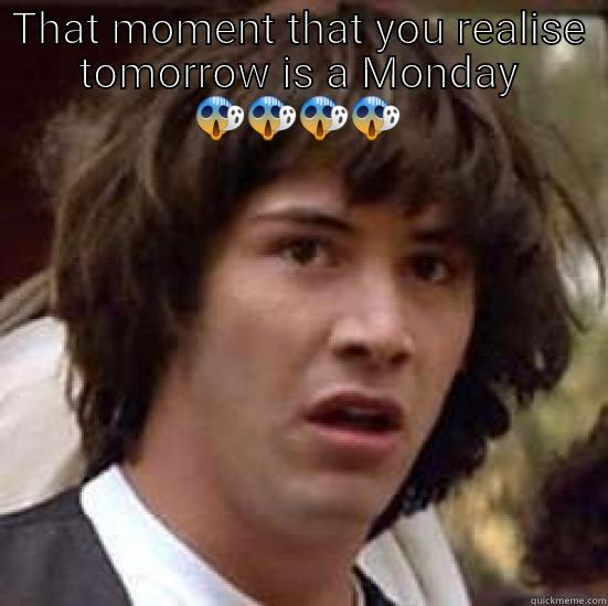 THAT MOMENT THAT YOU REALISE TOMORROW IS A MONDAY   conspiracy keanu