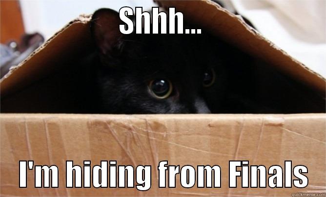                    SHHH...                        I'M HIDING FROM FINALS   Misc