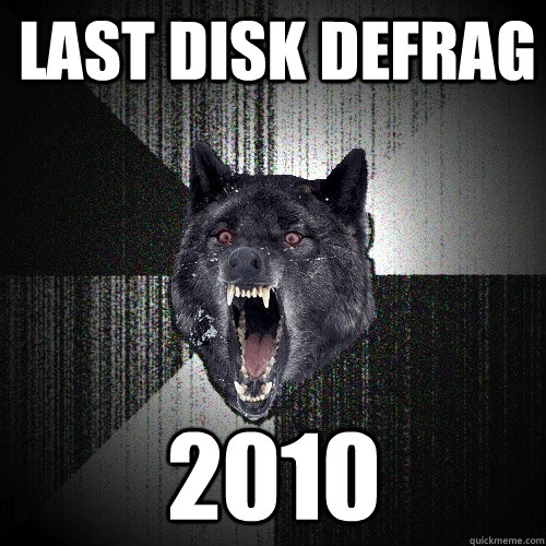 Last Disk Defrag 2010  Insanity Wolf