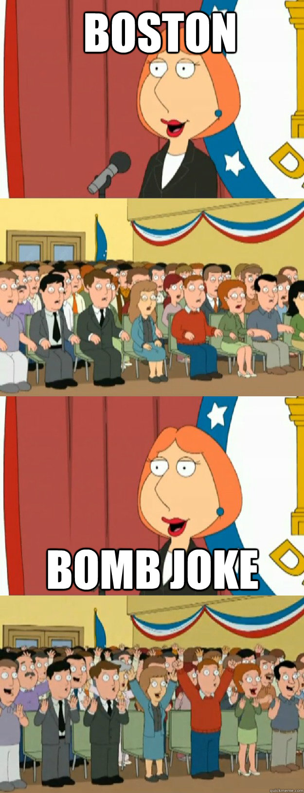 Boston Bomb joke - Boston Bomb joke  Lois Griffin