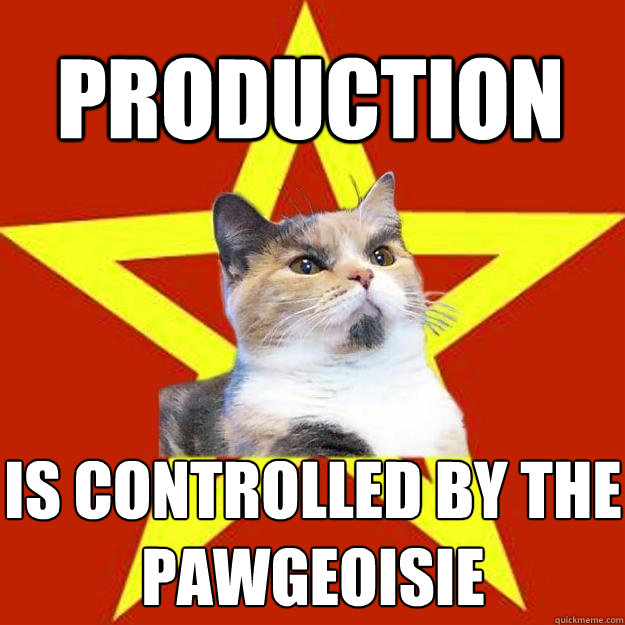 Production is controlled by the PAWGEOISIE  Lenin Cat