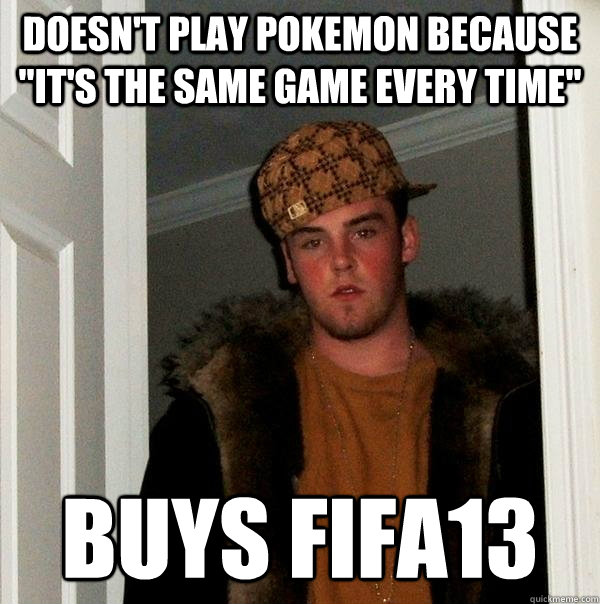 Doesn't play pokemon because 