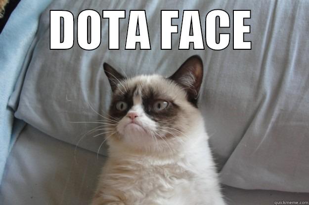 DOTA FACE  Grumpy Cat