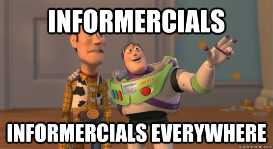 Informercials informercials everywhere  Toy Story Everywhere