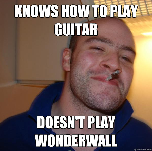 Knows how to play Guitar doesn't play wonderwall - Knows how to play Guitar doesn't play wonderwall  Misc