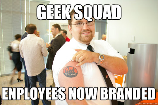 GEEK SQUAD enployees now branded  GeekSquad Gus