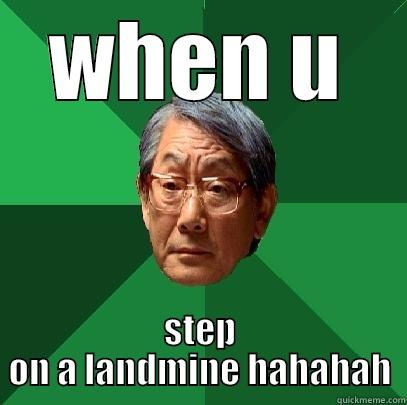 WHEN U STEP ON A LANDMINE HAHAHAH High Expectations Asian Father