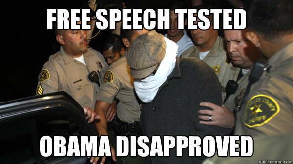 free speech tested obama disapproved  Defend the Constitution