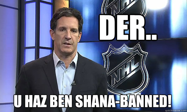 Der.. U HAZ BEN SHANA-BANNED! - Der.. U HAZ BEN SHANA-BANNED!  Shanaban