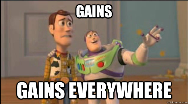 gains gains everywhere - gains gains everywhere  Misc