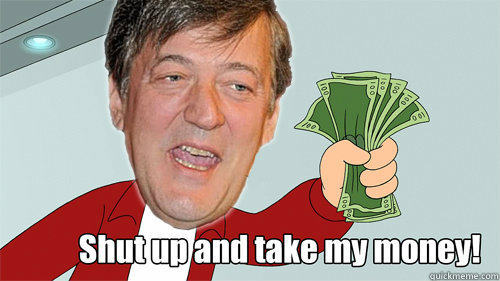   -    Stephen Fry takes over