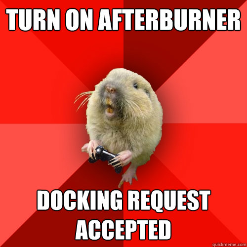 turn on afterburner docking request
accepted  Gaming Gopher