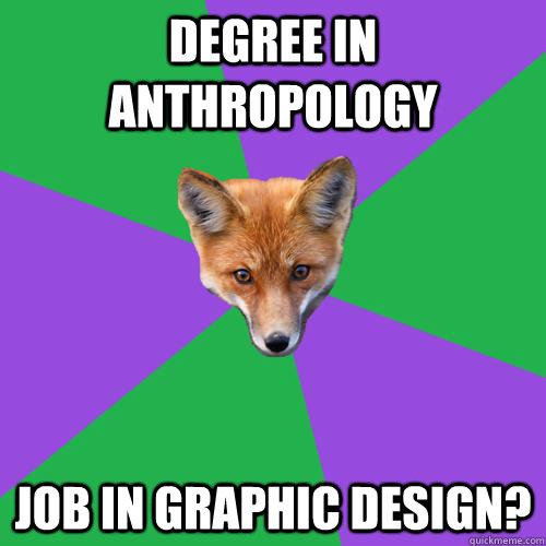 degree in anthropology job in graphic design?  Anthropology Major Fox