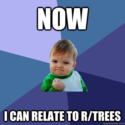 NOW i can relate to r/trees - NOW i can relate to r/trees  Success Kid