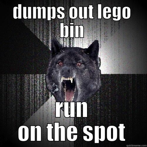 DUMPS OUT LEGO BIN RUN ON THE SPOT Insanity Wolf