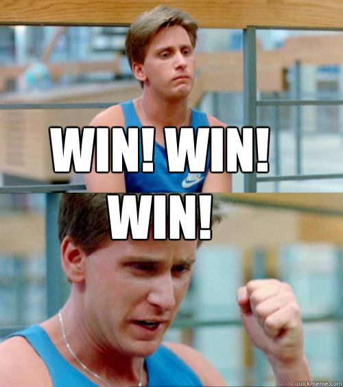 WIN! WIN! WIN!   EMILIO eSTEVEZ