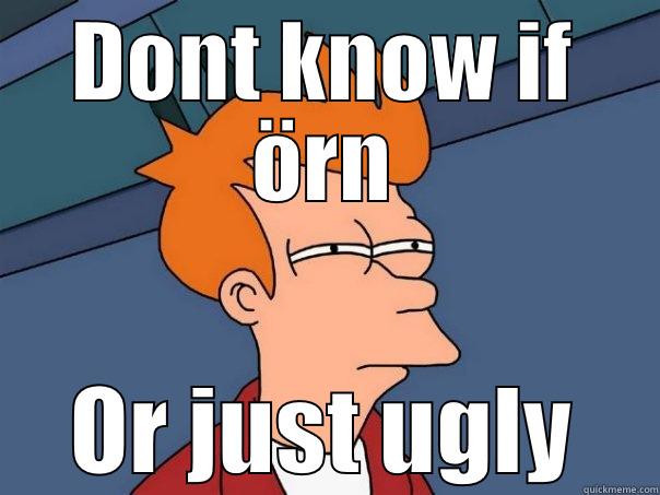 DONT KNOW IF ÖRN OR JUST UGLY Futurama Fry