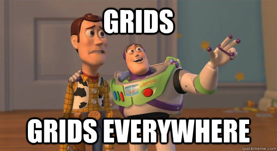 Grids Grids everywhere  Toy Story Everywhere