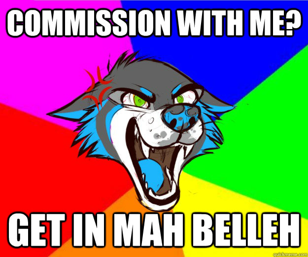 commission with me? get in mah belleh - commission with me? get in mah belleh  BellyWolf