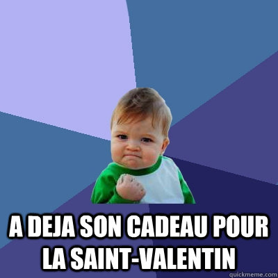  a deja son cadeau pour la saint-valentin  Success Kid