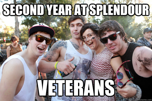 second year at splendour veterans  