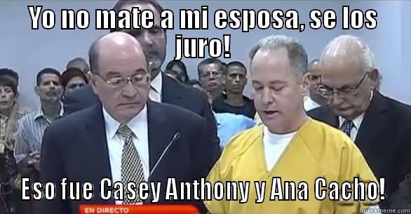 YO NO MATE A MI ESPOSA, SE LOS JURO! ESO FUE CASEY ANTHONY Y ANA CACHO! Misc