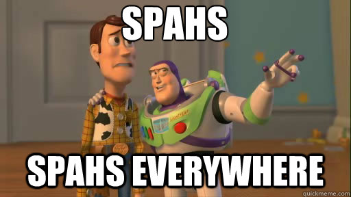 spahs spahs everywhere  Everywhere