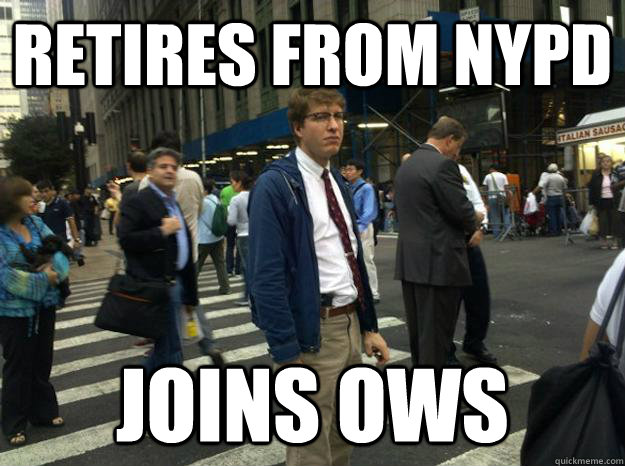 retires from nypd joins ows - retires from nypd joins ows  Good Guy Rick Lee