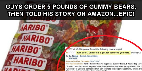 This Is Why You Should Never Buy That Many Gummy Bears On Amazon